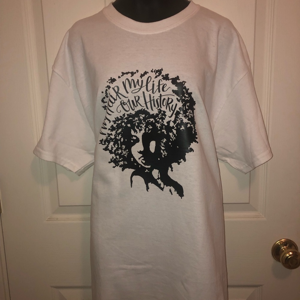 Black Hair and History T-shirt